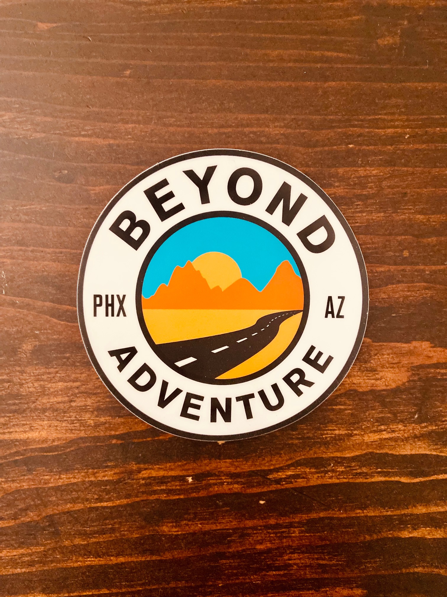 ADV Beyond Starbucks Sticker  ADVENTURE & OVERLAND MOTORCYCLE TRAVEL